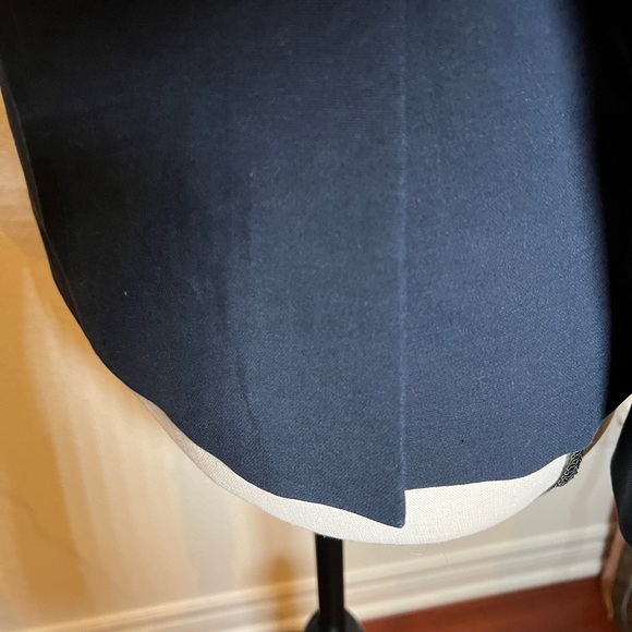 Rebecca Taylor tailored Blazer Jacket Navy size M - Picture 9 of 12
